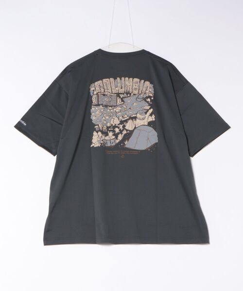 Columbia(コロンビア)の「columbia/コロンビア 冷却機能搭載ポリ100ショートスリーブTシャツ PG4858(Tシャツ/カットソー・メンズ・ホワイト/ブラック/パープル・L/M/XL)」の12枚目の写真