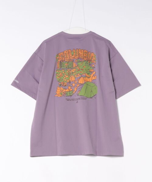 Columbia(コロンビア)の「columbia/コロンビア 冷却機能搭載ポリ100ショートスリーブTシャツ PG4858(Tシャツ/カットソー・メンズ・ホワイト/ブラック/パープル・L/M/XL)」の13枚目の写真