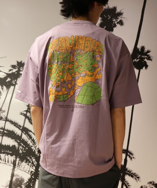 セール】columbia/コロンビア 冷却機能搭載ポリ100ショートスリーブT