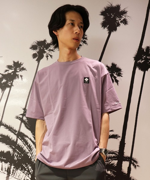 Columbia(コロンビア)の「columbia/コロンビア 冷却機能搭載ポリ100ショートスリーブTシャツ PG4858(Tシャツ/カットソー・メンズ・ホワイト/ブラック/パープル・L/M/XL)」の14枚目の写真