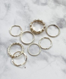 Newport（ニューポート）の「YU-KA:点セット シンプル＆デザインリング（リング）」