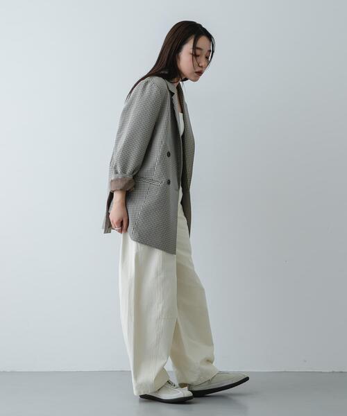 SENSE OF PLACE by URBAN RESEARCH（センスオブプレイスバイアーバンリサーチ）の「【S~Lサイズ/軽量】『抗菌/消臭』コンビジャーマントレーナースニーカー（スニーカー・レディース・グレー/アイボリー/ブラック・MEDIUM/SMALL/LARGE）」の7枚目の写真