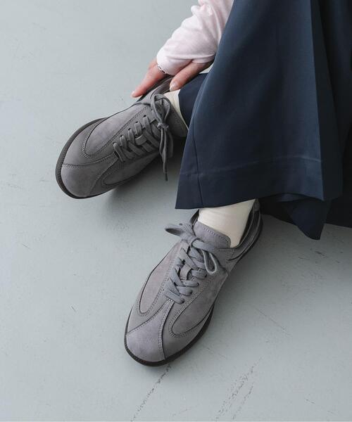 SENSE OF PLACE by URBAN RESEARCH（センスオブプレイスバイアーバンリサーチ）の「【S~Lサイズ/軽量】『抗菌/消臭』コンビジャーマントレーナースニーカー（スニーカー・レディース・グレー/アイボリー/ブラック・MEDIUM/SMALL/LARGE）」の22枚目の写真