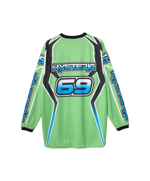 HYSTERIC GLAMOUR（ヒステリックグラマー）の「HIGH VOLTAGE Tシャツ（Tシャツ/カットソー・メンズ・ブラック/ブルー/グリーン・SMALL/MEDIUM/LARGE/X-LARGE）」の4枚目の写真