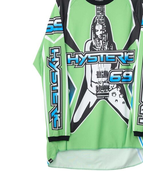 HYSTERIC GLAMOUR（ヒステリックグラマー）の「HIGH VOLTAGE Tシャツ（Tシャツ/カットソー・メンズ・ブラック/ブルー/グリーン・SMALL/MEDIUM/LARGE/X-LARGE）」の5枚目の写真