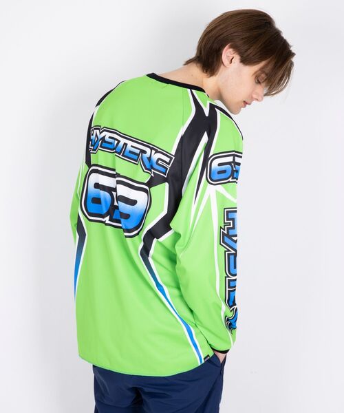 HYSTERIC GLAMOUR（ヒステリックグラマー）の「HIGH VOLTAGE Tシャツ（Tシャツ/カットソー・メンズ・ブラック/ブルー/グリーン・SMALL/MEDIUM/LARGE/X-LARGE）」の8枚目の写真