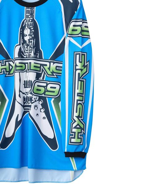 HYSTERIC GLAMOUR（ヒステリックグラマー）の「HIGH VOLTAGE Tシャツ（Tシャツ/カットソー・メンズ・ブラック/ブルー/グリーン・SMALL/MEDIUM/LARGE/X-LARGE）」の11枚目の写真