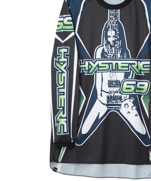 HYSTERIC GLAMOUR（ヒステリックグラマー）の「HIGH VOLTAGE Tシャツ（Tシャツ/カットソー・メンズ・ブラック/ブルー/グリーン・SMALL/MEDIUM/LARGE/X-LARGE）」の13枚目の写真