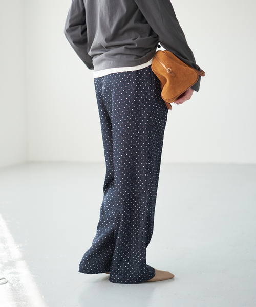 Spick & Span(スピックアンドスパン)の「ドットツイルイージーパンツ(その他パンツ・レディース・その他9・FREE)」の5枚目の写真