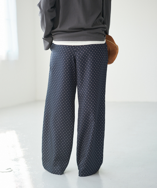 Spick & Span(スピックアンドスパン)の「ドットツイルイージーパンツ(その他パンツ・レディース・その他9・FREE)」の7枚目の写真