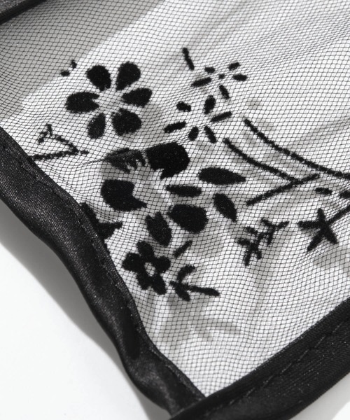 ZAKKA-BOX（ザッカボックス）の「シアーリボンスカーフ（バンダナ/スカーフ・レディース・ブラック系その他2/ブラック系その他・FREE）」の12枚目の写真