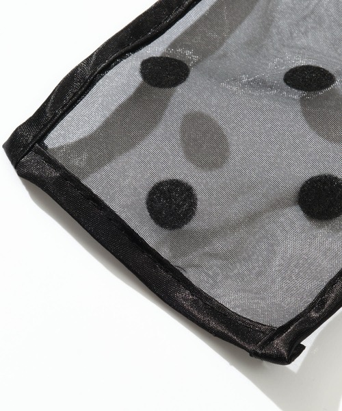 ZAKKA-BOX（ザッカボックス）の「シアーリボンスカーフ（バンダナ/スカーフ・レディース・ブラック系その他2/ブラック系その他・FREE）」の15枚目の写真