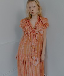 IRENENNE（アイレネ）の「プレイドプリントマキシドレス / Plaid Print Maxi Dress（ワンピース）」