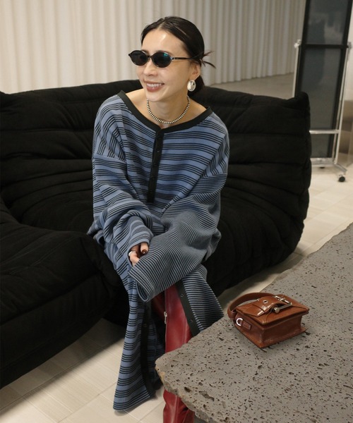 ameri vintage ミラーコラボ　2wayワッフルトップス MILLER×Ameri 2WAY WAFFLE TOP