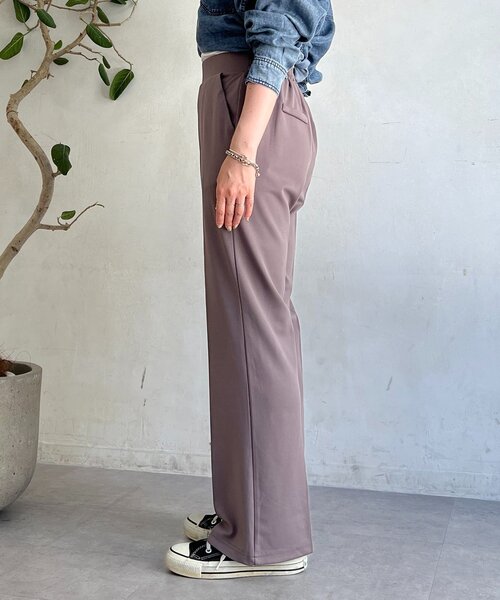 un dix cors(アンディコール)の「カットツイルスリットパンツ(その他パンツ・レディース・グレイッシュベージュ/ブラック・FREE)」の17枚目の写真