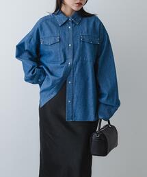 SENSE OF PLACE by URBAN RESEARCH | スタッズデニムシャツ(シャツ/ブラウス)
