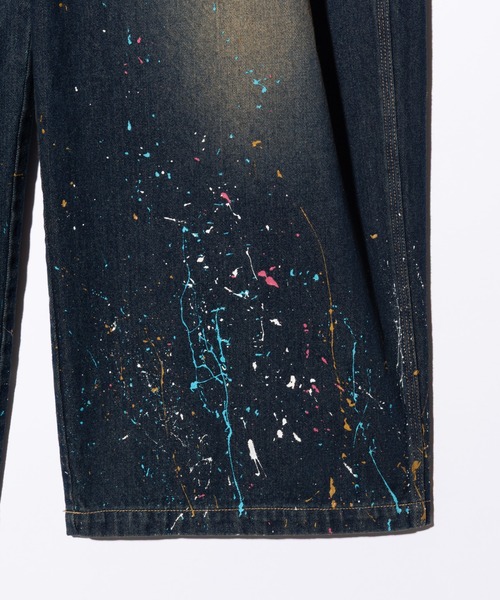 glamb（グラム）の「Red Dirt Splash Denim / レッドダートスプラッシュデニム（デニムパンツ・メンズ・インディゴブルー・S/M/L）」の19枚目の写真