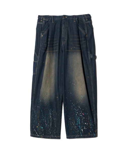 glamb（グラム）の「Red Dirt Splash Denim / レッドダートスプラッシュデニム（デニムパンツ・メンズ・インディゴブルー・S/M/L）」の2枚目の写真