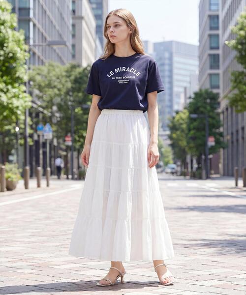 DRESSTERIOR(ドレステリア)の「【再入荷】コットンボイルティアードスカート(スカート・レディース・ライトイエロー系/ブラウン系その他/オフホワイト/スミクロ・36/38/40/34)」の8枚目の写真
