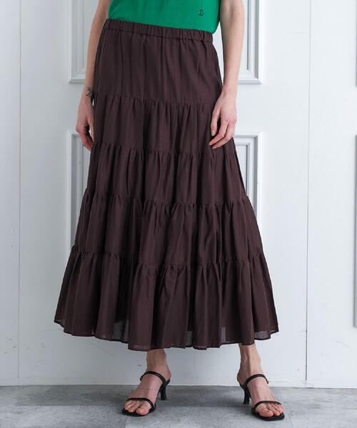 DRESSTERIOR(ドレステリア)の「【再入荷】コットンボイルティアードスカート(スカート・レディース・ライトイエロー系/ブラウン系その他/オフホワイト/スミクロ・36/38/40/34)」の15枚目の写真