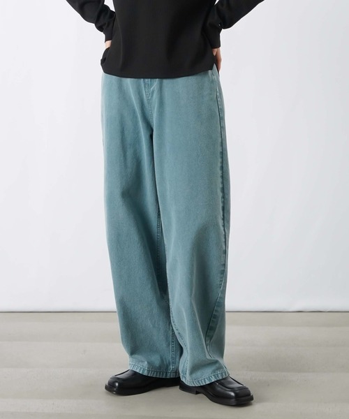 LUCA/LADY LUCK LUCA（ルカ/レディラックルカ）の「LC/LLL 硫化キャンパス脚長カーブパンツ（その他パンツ・レディース・ブルー/ベージュ・FREE）」の11枚目の写真