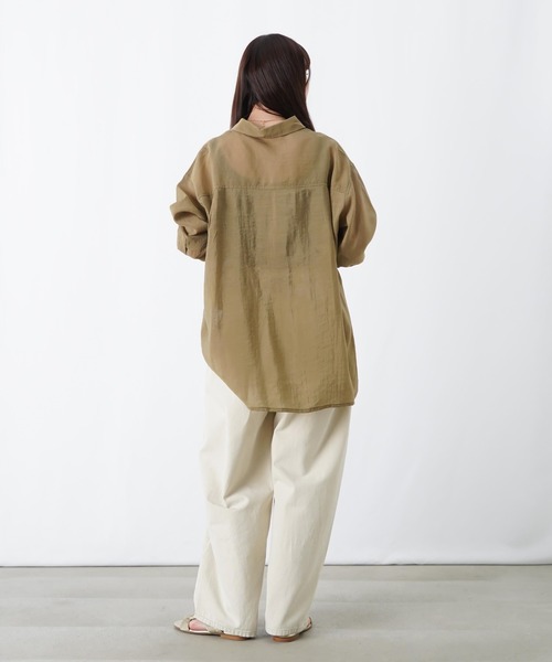 LUCA/LADY LUCK LUCA（ルカ/レディラックルカ）の「LC/LLL 硫化キャンパス脚長カーブパンツ（その他パンツ・レディース・ブルー/ベージュ・FREE）」の8枚目の写真