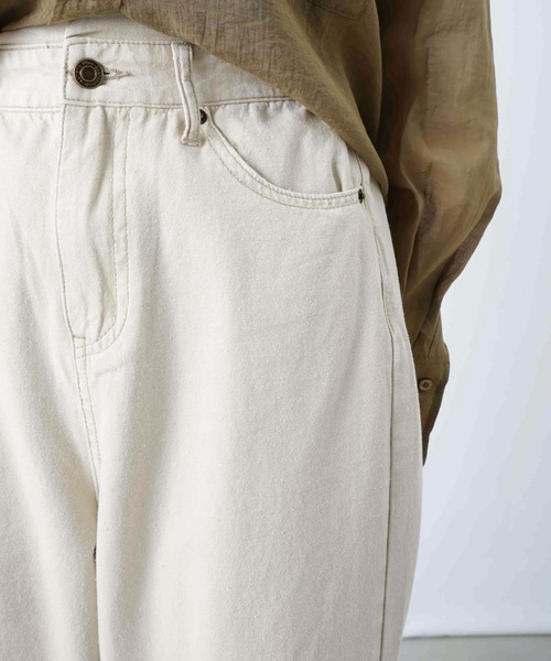 LUCA/LADY LUCK LUCA（ルカ/レディラックルカ）の「LC/LLL 硫化キャンパス脚長カーブパンツ（その他パンツ・レディース・ブルー/ベージュ・FREE）」の10枚目の写真