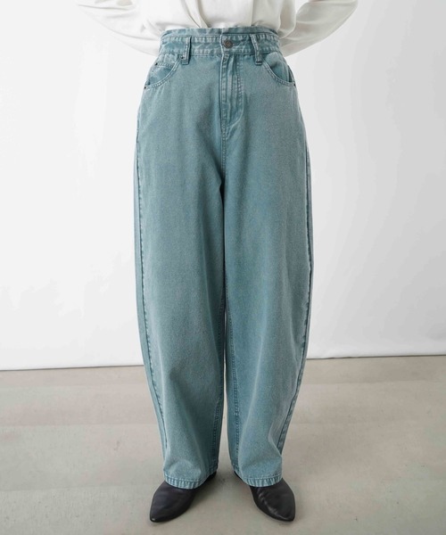 LUCA/LADY LUCK LUCA（ルカ/レディラックルカ）の「LC/LLL 硫化キャンパス脚長カーブパンツ（その他パンツ・レディース・ブルー/ベージュ・FREE）」の16枚目の写真