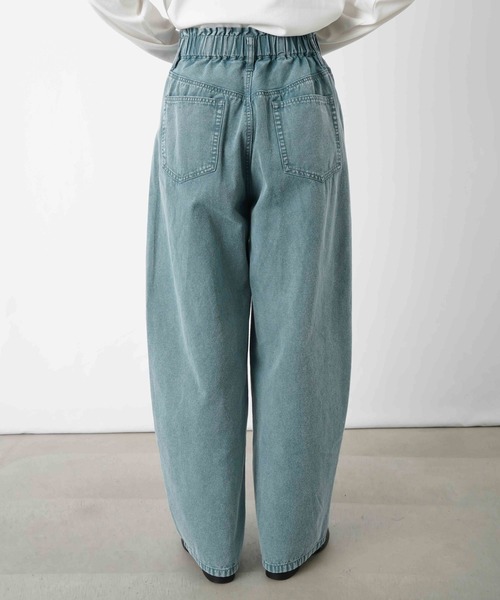 LUCA/LADY LUCK LUCA（ルカ/レディラックルカ）の「LC/LLL 硫化キャンパス脚長カーブパンツ（その他パンツ・レディース・ブルー/ベージュ・FREE）」の17枚目の写真