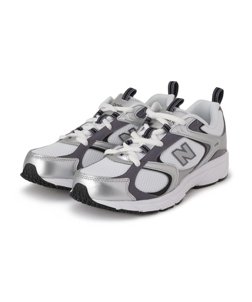 EU,US NEW BALANCE（イーユーユーエスニューバランス）の「【new balance（ニューバランス）】408（スニーカー・レディース・ブラック/シルバー・23/24/25）」の2枚目の写真