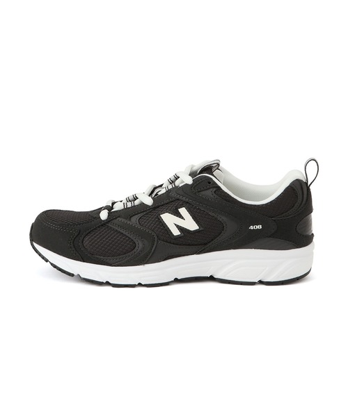 EU,US NEW BALANCE（イーユーユーエスニューバランス）の「【new balance（ニューバランス）】408（スニーカー・レディース・ブラック/シルバー・23/24/25）」の3枚目の写真