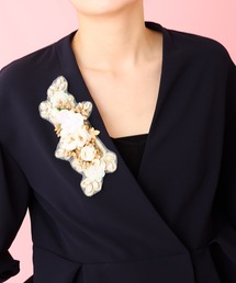 AVIE（アビィ）の「フローラルブローチ【結婚式・入卒式・お受験】【セレモニー/デイリーにも】【マグネット式】（ブローチ/コサージュ）」