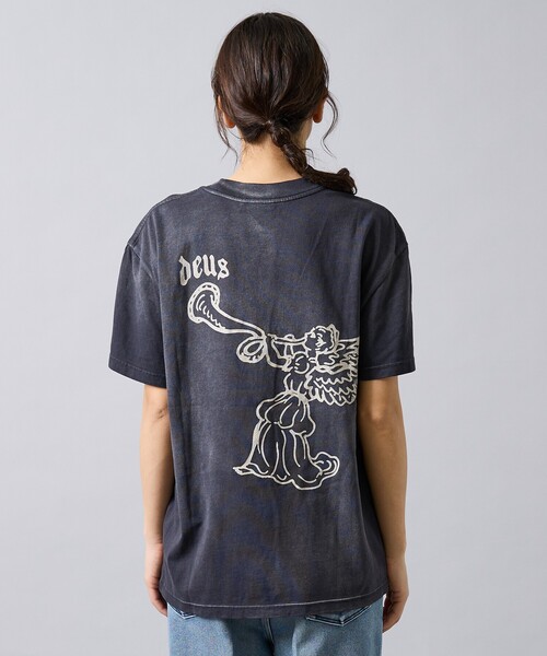 DEUS EX MACHINA（デウスエクスマキナ）の「【Deus Ex Machina / デウスエクスマキナ】HonkTee / 半袖Yシャツ / ユニセックス（Tシャツ/カットソー・メンズ・ブラック/ネイビー・L/M）」の7枚目の写真