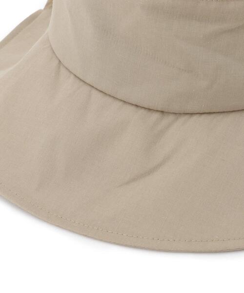 SHOO・LA・RUE（シューラルー）の「【防花粉機能付き】たれ付きハット（ハット・レディース・ブラック/ベージュ・00）」の3枚目の写真