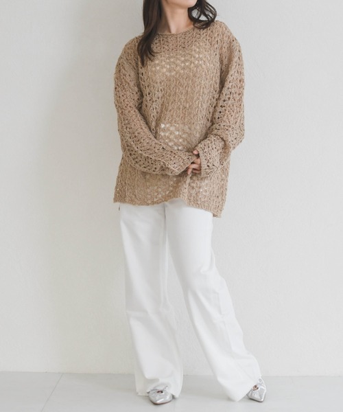 31 Sons de mode(トランテアン ソン ドゥ モード)の「美脚ストレートパンツ(その他パンツ・レディース・ホワイト・S/M)」の17枚目の写真