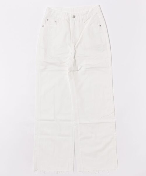 31 Sons de mode(トランテアン ソン ドゥ モード)の「美脚ストレートパンツ(その他パンツ・レディース・ホワイト・S/M)」の21枚目の写真