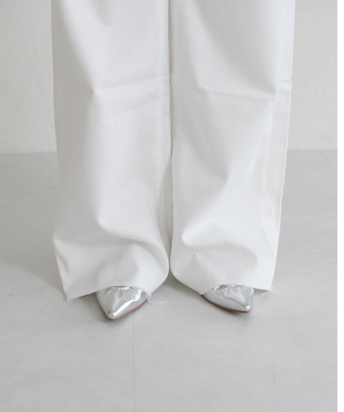 31 Sons de mode(トランテアン ソン ドゥ モード)の「美脚ストレートパンツ(その他パンツ・レディース・ホワイト・S/M)」の13枚目の写真
