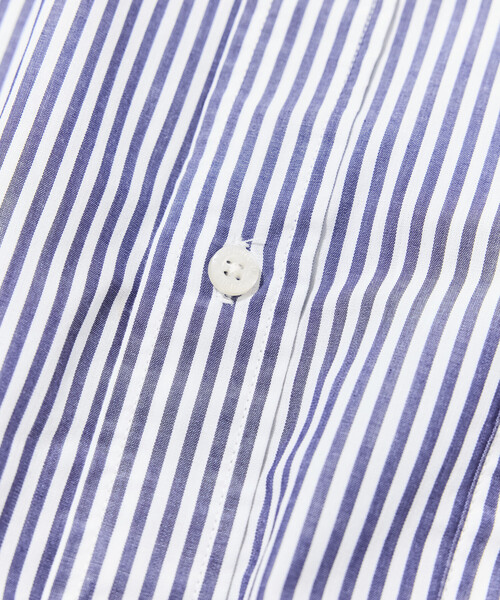 NAUTICA(ノーティカ)の「NAUTICA/ノーティカ ビッグシルエット ブロード ストライプ BDシャツ(シャツ/ブラウス・メンズ・サックスブルー/ネイビー/グリーン・X-LARGE/LARGE/MEDIUM)」の8枚目の写真