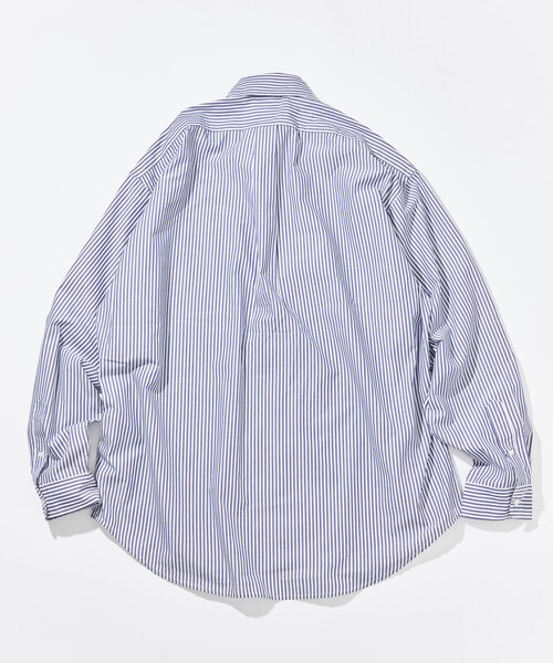 NAUTICA(ノーティカ)の「NAUTICA/ノーティカ ビッグシルエット ブロード ストライプ BDシャツ(シャツ/ブラウス・メンズ・サックスブルー/ネイビー/グリーン・X-LARGE/LARGE/MEDIUM)」の13枚目の写真