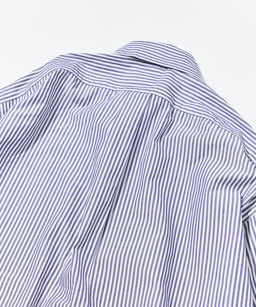 NAUTICA(ノーティカ)の「NAUTICA/ノーティカ ビッグシルエット ブロード ストライプ BDシャツ(シャツ/ブラウス・メンズ・サックスブルー/ネイビー/グリーン・X-LARGE/LARGE/MEDIUM)」の14枚目の写真
