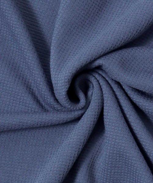 DISCUS（ディスカス）の「DISCUS/ディスカス COOLMAX(R) オーバーサイズ ワッフル ヘンリーネック 半袖Tシャツ レディース メンズ（Tシャツ/カットソー・メンズ・スミクロ/ブラック/グレイッシュブルー/オフホワイト・M/L/LL）」の21枚目の写真