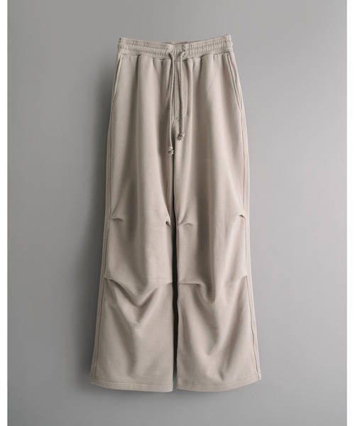 MATSUFUJI(マツフジ)の「Wide Sweatpants(スウェットパンツ・メンズ・グレー/チャコールグレー・2/3)」の1枚目の写真