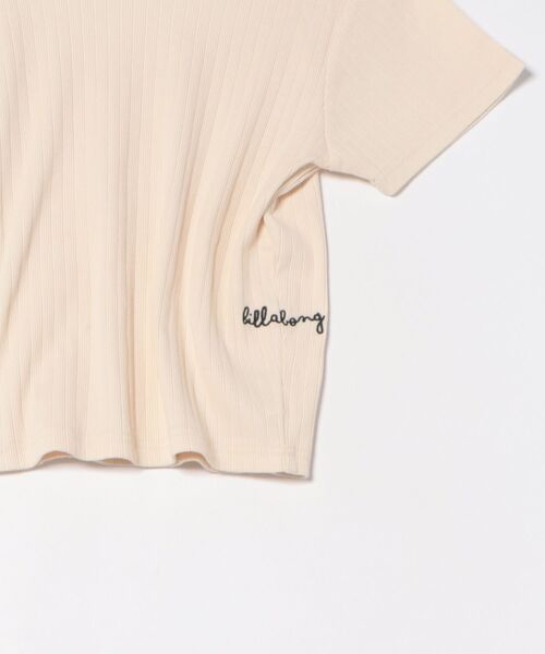 BILLABONG（ビラボン）の「BILLABONG/ビラボン レディース 半袖 Tシャツ 2WAY BABY FIT RIB TEE BG013302（Tシャツ/カットソー・レディース・スミクロ/ブルー/オフホワイト・M/L）」の17枚目の写真
