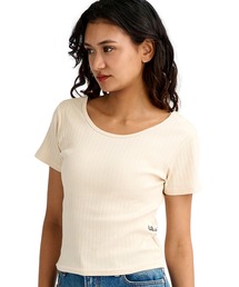 BILLABONG/ビラボン レディース 半袖 Tシャツ 2WAY BABY FIT RIB TEE BG013302