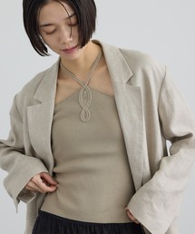 SALON adam et rope' | フロントロープホルターネック(キャミソール)