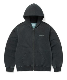 thisisneverthat(�f�B�X�C�Y�l�o�[�U�b�g)��Damaged Zip Up Hoodie(�p�[�J�[)