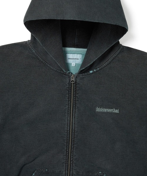 thisisneverthat(ディスイズネバーザット)の「Damaged Zip Up Hoodie(パーカー・メンズ・スミクロ/インディゴブルー/グレー・L/M/S/XL)」の4枚目の写真