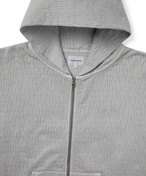 thisisneverthat(ディスイズネバーザット)の「Damaged Zip Up Hoodie(パーカー・メンズ・スミクロ/インディゴブルー/グレー・L/M/S/XL)」の6枚目の写真