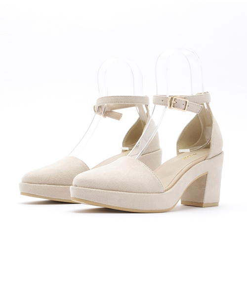 Heather(ヘザー)の「セパレートパンプス 710813(パンプス・レディース・ブラック/アイボリー/レッド・MEDIUM/LARGE)」の2枚目の写真
