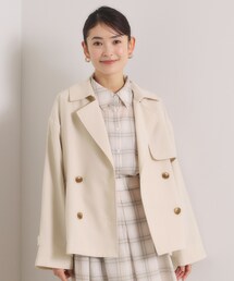 ITS'DEMO（イッツデモ）の「【撥水／花粉防止／手洗い可】ショートトレンチコート（トレンチコート）」